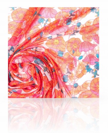 Палантин Женский W-LOTUS/RED